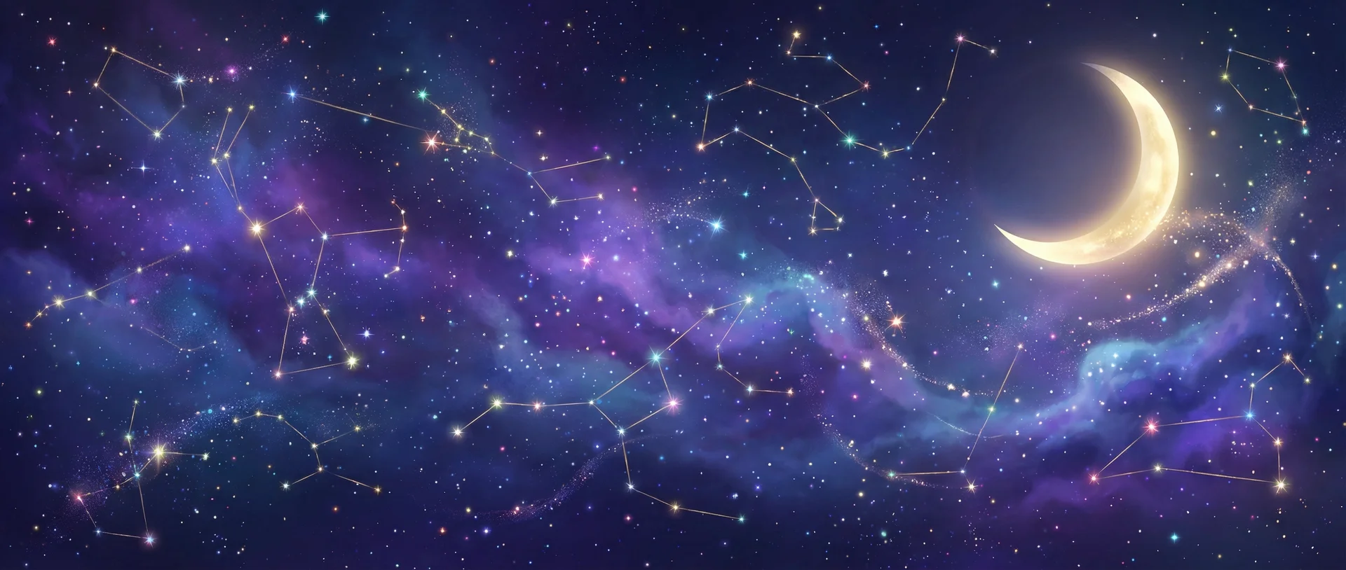 星空背景 - 武动山河 | 每日星座运势与塔罗占卜
